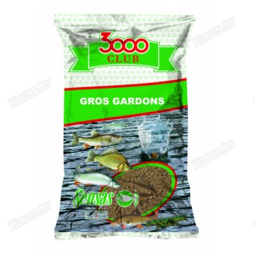 Прикормка Sensas 3000 Club Gros Gardon 1 кг (Большая плотва)